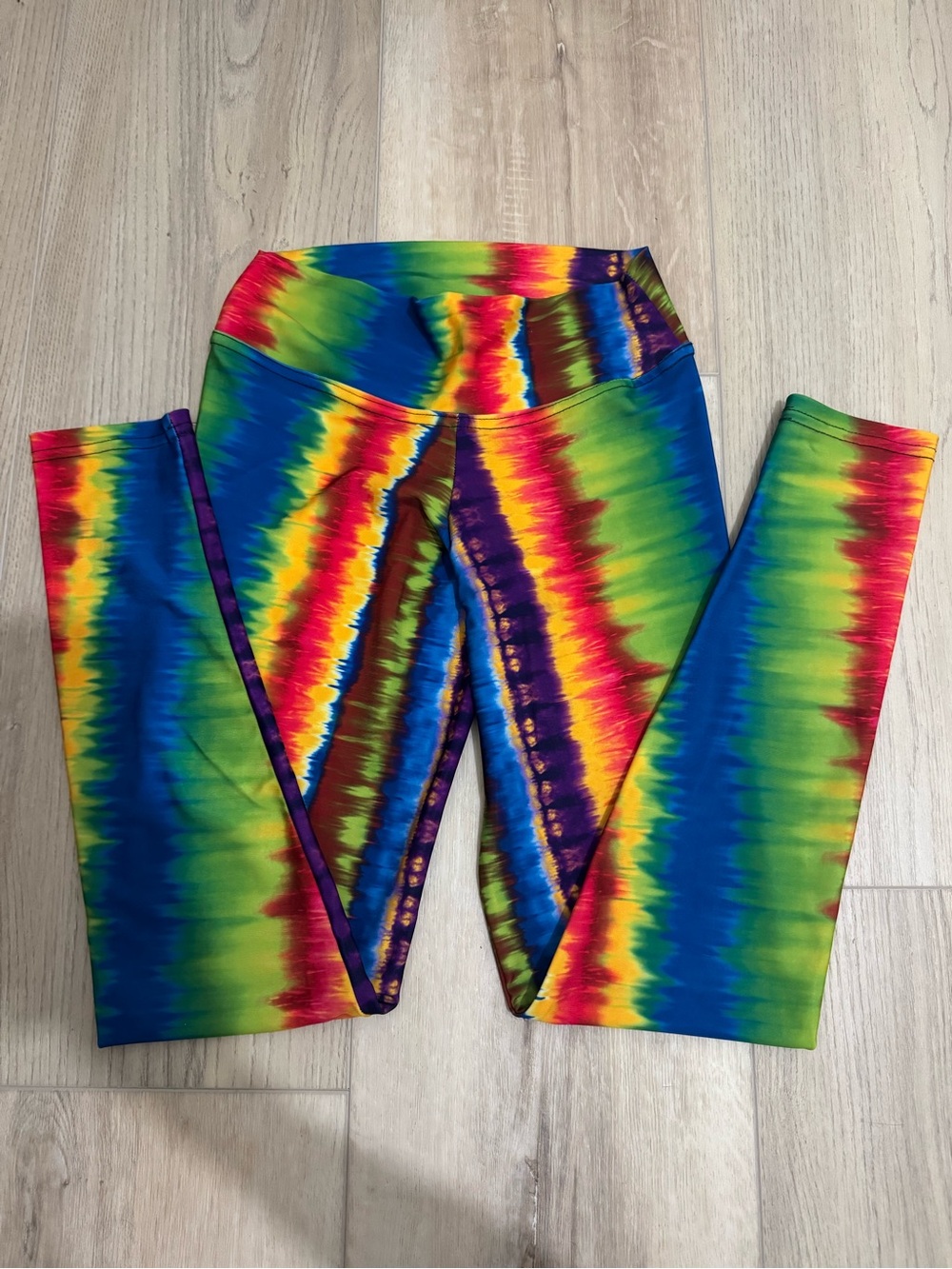 Rainbow Tie-Dye Leggings - Women’s S/M